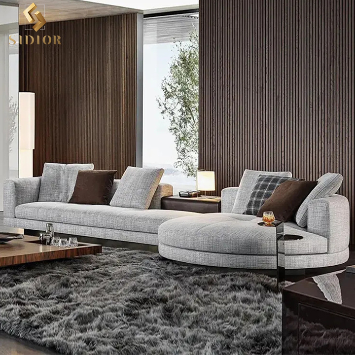 Holland velvet sectional couch  sofa set living room sofas 7 12 seater couch italian sectional sofa fabric grey couches modern