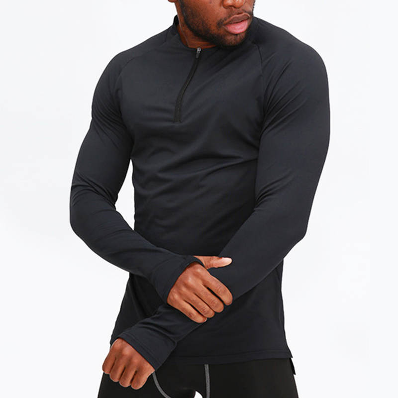 Sidiou Group Men's Fashion Long Sleeve Compression Shirt Sports Fitness Training Tops Muscle Sportswear Gym Bodybuilding Shirts