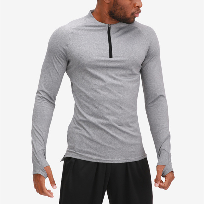 Sidiou Group Men's Fashion Long Sleeve Compression Shirt Sports Fitness Training Tops Muscle Sportswear Gym Bodybuilding Shirts