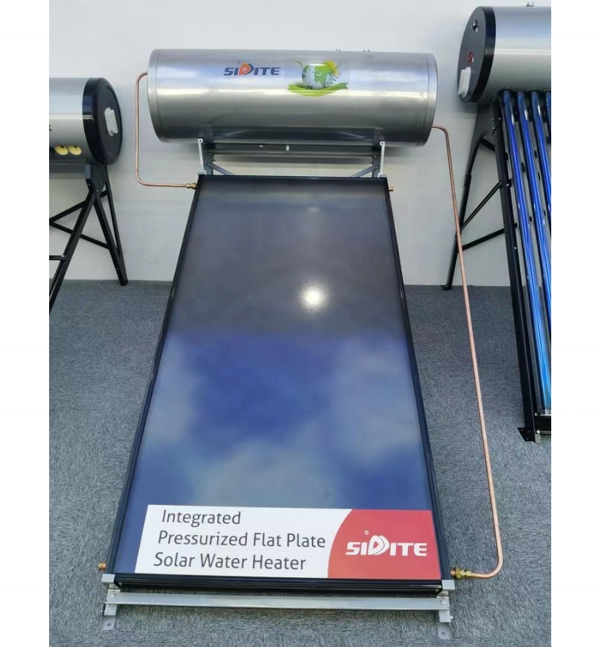 150L solar hot water heater kit with flat plate