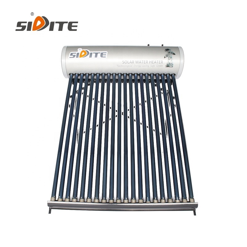 New 200L CE portable solar water heater Compact Pre-heated Pressurized solar water heaters