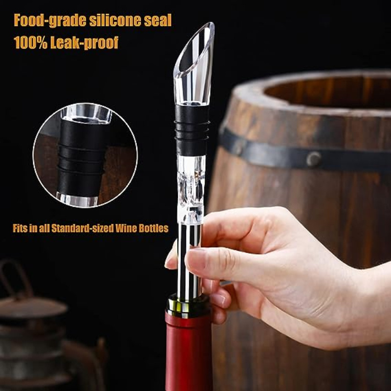 High Quality 304 Stainless Steel Reusable Bottle Wine Chiller Stick 3-in-1 Rapid Iceless wine cooler stick