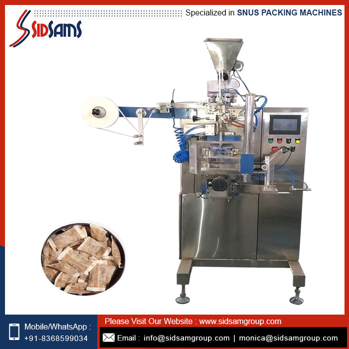 Factory Supply High Accuracy Fully Automatic Small Sachet Snus Powder Packing Machine At Best Price