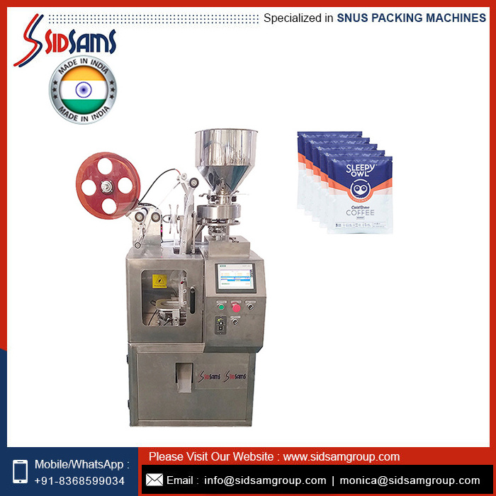 Heavy Duty Fast Working High Speed Coffee Packing Machine From Indian Manufacture