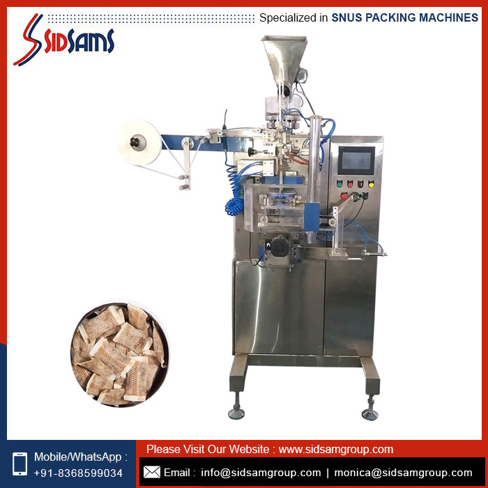 Factory Supply High Accuracy Fully Automatic Small Sachet Snus Powder Packing Machine At Best Price