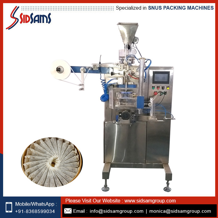 High Quality Snus Pouch Packing Machine Automatic Snus Pouch Packing Filling Machine At Low Price