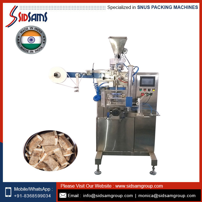 High Quality High Speed Fully Automatic Snus Packing Machine Snus Powder Packing Machine At Best Price