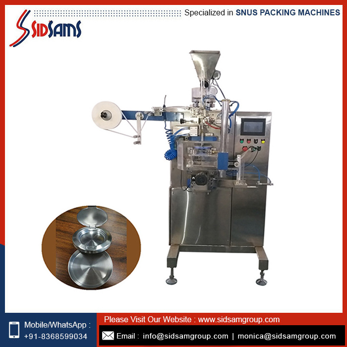 Factory Price Automatic 500g Snus Packing Machine Automatic Pouch Filling Snus Packing Machine For Sale