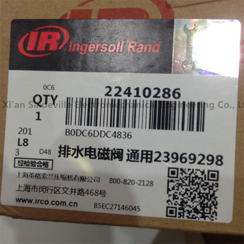 Best Price Ingersoll Rand air compressor accessories 23969298 22410286 Ingersoll Rand Drain solenoid valve