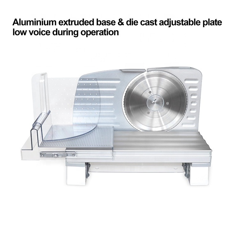 Aluminum Alloy Slight Sound Multi-functional Meat Slicer Machine Mini Manual Frozen Meat Slicer Home Automatic Fresh Meat Slicer