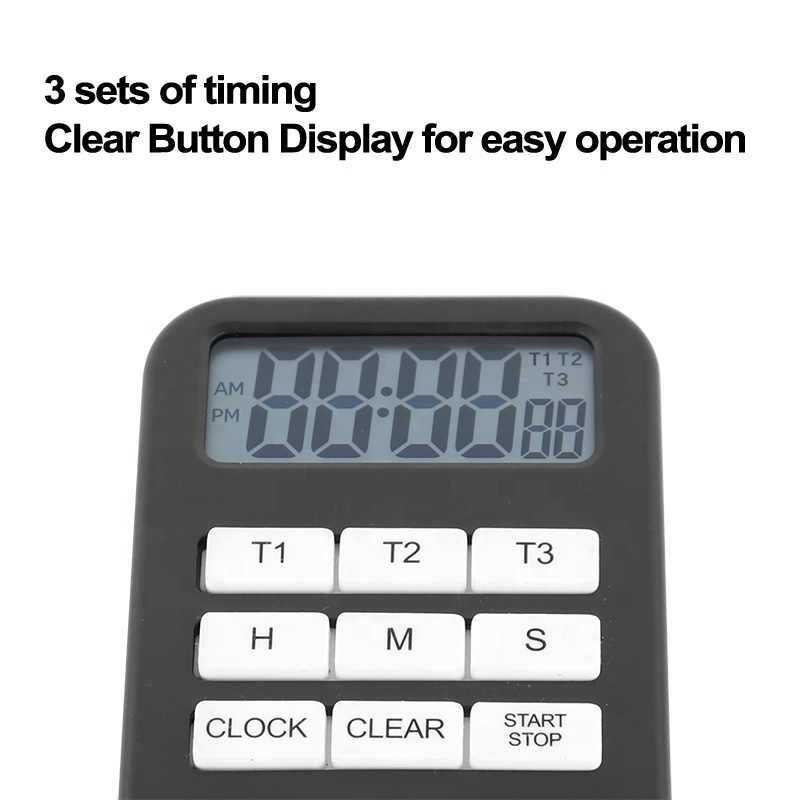 Full ABS Platform Cover Color option Electronic Kitchen Use Timer Food Use Making Desert  Kitchen Digital Clock Timer