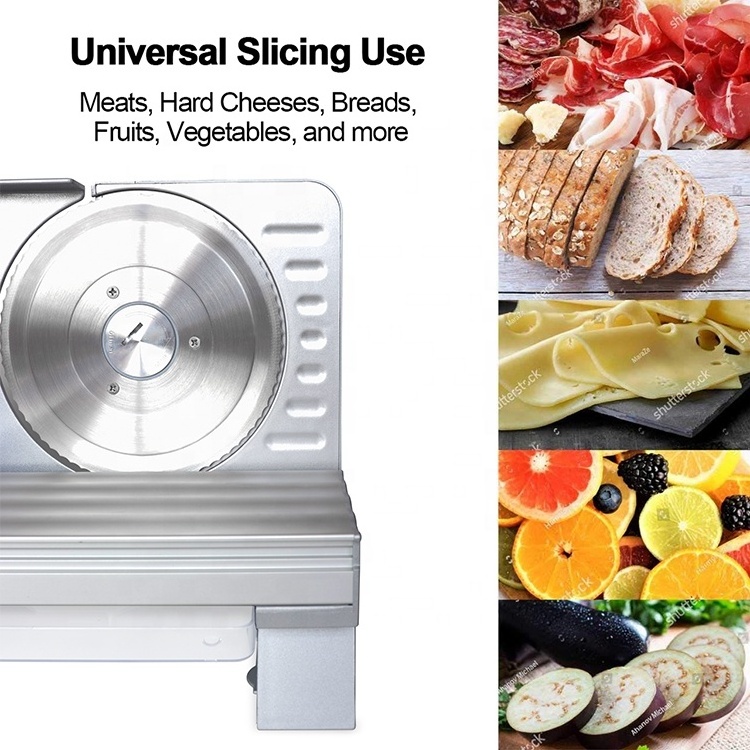 Aluminum Alloy Slight Sound Multi-functional Meat Slicer Machine Mini Manual Frozen Meat Slicer Home Automatic Fresh Meat Slicer