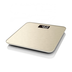 CE 180KG Special Glass Printing Craft-metal wired drawing looking Digital Bathroom Weighing Scale Electronic Body Scale