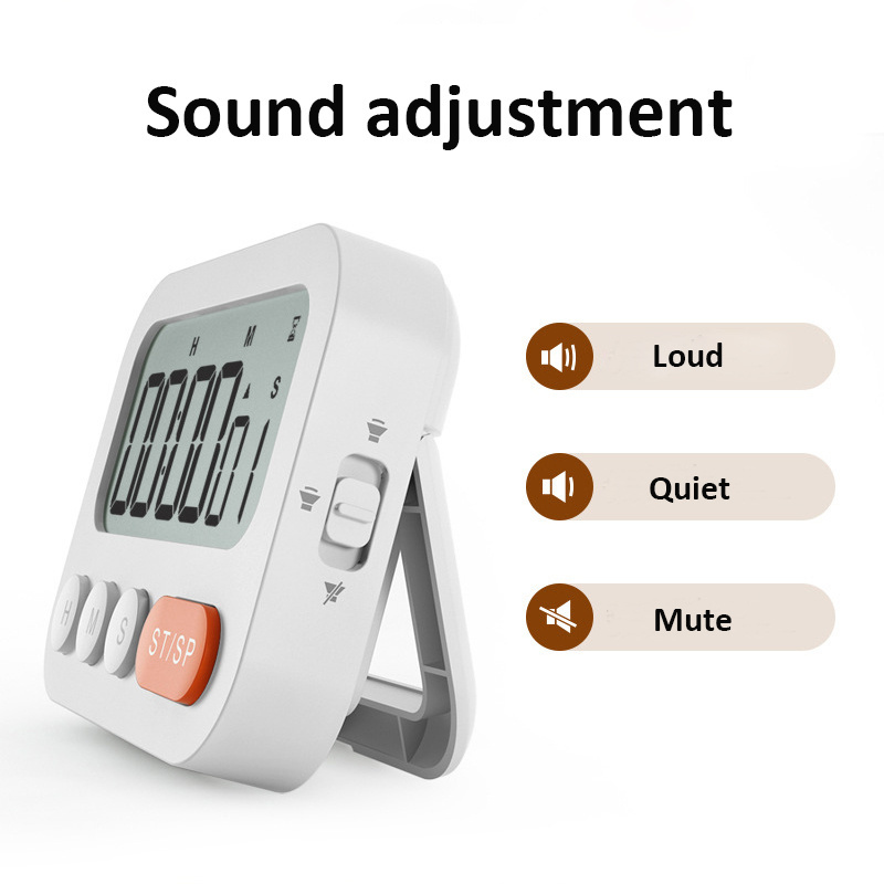 Clock alarm function Digital Kitchen Timer 99 Min. And 59 Sec. Cooking Magnetic Electronic Cooking Countdown Timer