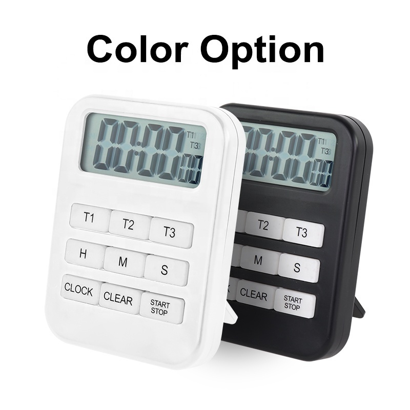 Full ABS Platform Cover Color option Electronic Kitchen Use Timer Food Use Making Desert  Kitchen Digital Clock Timer