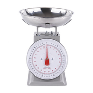 CE RoHS stainless steel powder coating kitchen scales 5 kg available dial spring food weighing mechanical kitchen scale