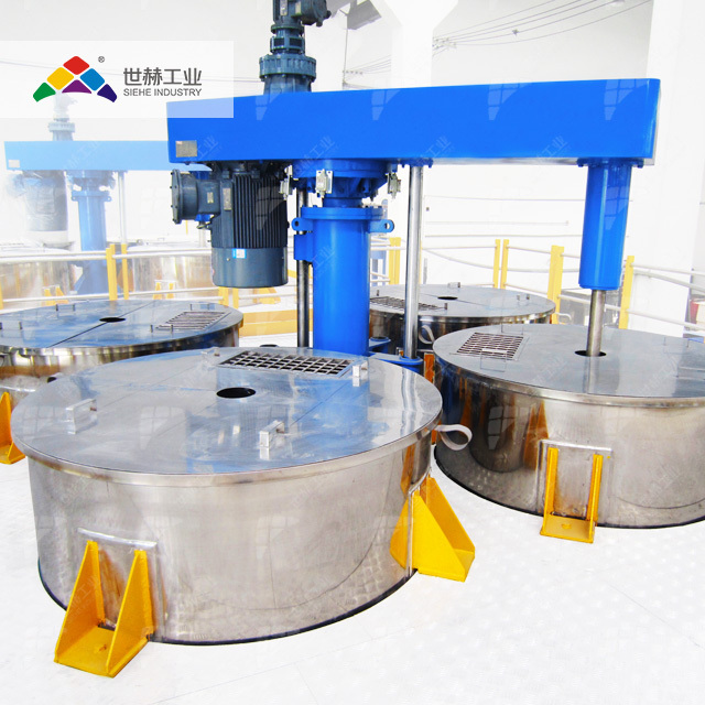 Industrial car paint mixing machine price with feeding platform