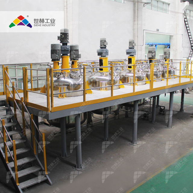 Paint tinting machine, paint letdown tank