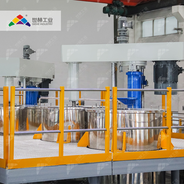 Industrial car paint mixing machine price with feeding platform