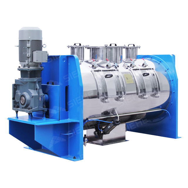 Powerful Horizontal Plough Shear Mixer Automatic Paint Tinting Dispersering And Mixing Machine