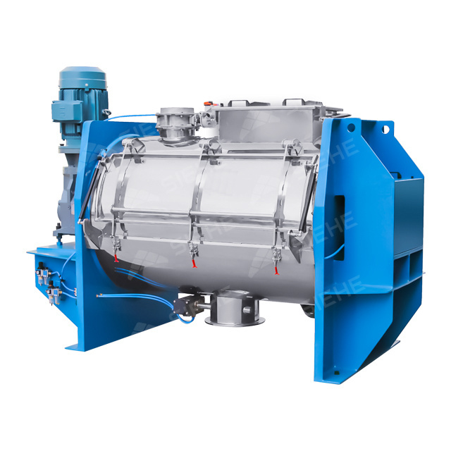 Powerful Horizontal Plough Shear Mixer Automatic Paint Tinting Dispersering And Mixing Machine