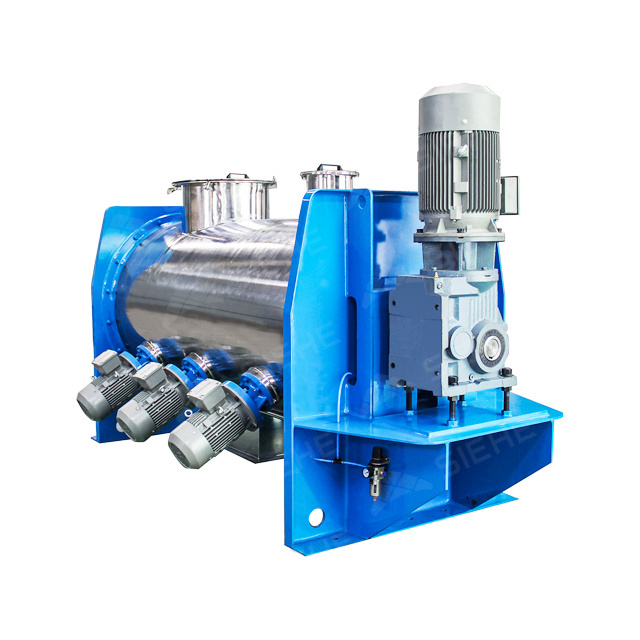 Powerful Horizontal Plough Shear Mixer Automatic Paint Tinting Dispersering And Mixing Machine