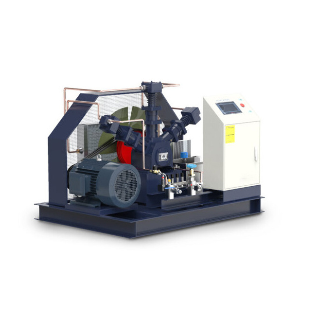 10 Bar Air-Cooled Oil-Free Screw Compressor for CNG Natural Gas Filling Station