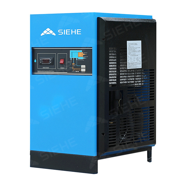 10HP Screw Air Compressor System with Dryer Refrigerated and Lubricated by Oil Used Compressed Air Dryer Motor 7.5 KW Power