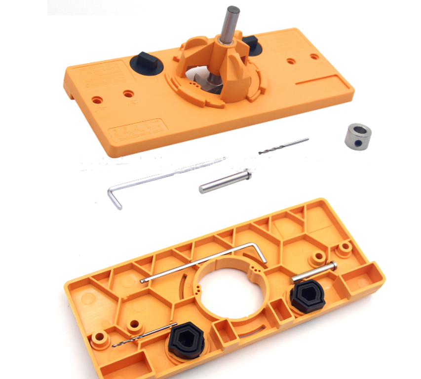 35Mm Positioning Hole Saw Woodworking Installation Cabinet Wardrobe Door Hinge Jig Fixed Drilling DIY Tool Guide Locator Clamp