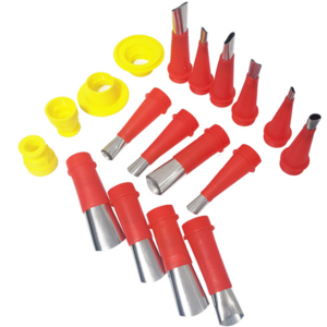 Stainless Steel Caulk Nozzle Applicator Set Caulking Finisher Glue Tool For Kitchen Bathroom Sink Silicone Sealant Finishing