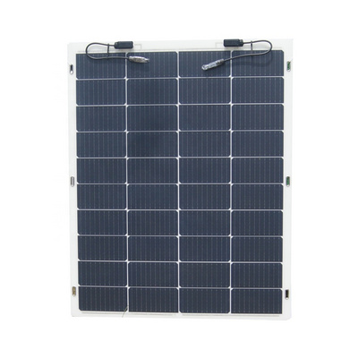 Flexible Solar Panel 100 Watt /140W12V/24V Monocrystalline Semi-Flexible Bendable for Marine RV Cabin Van Car Uneven Surfaces