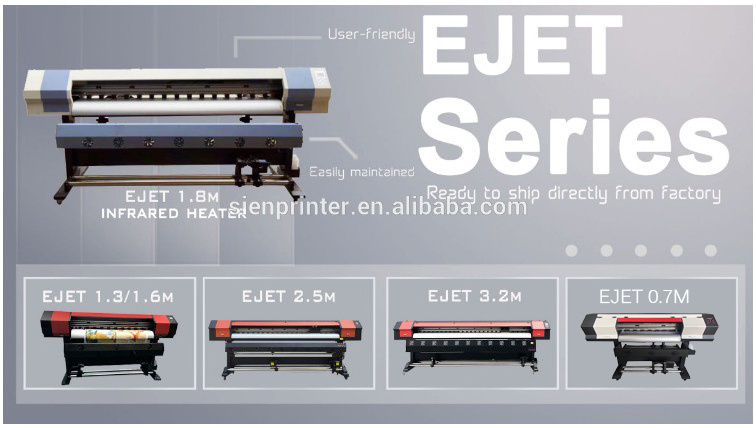 Guangzhou TOME ejet 8ft 1.3m 1.6m 1.9m 2.5m 3.2m printer with i3200/dx11/xp600/dx5/dx7 head outdoor inkjet eco solvent plotter