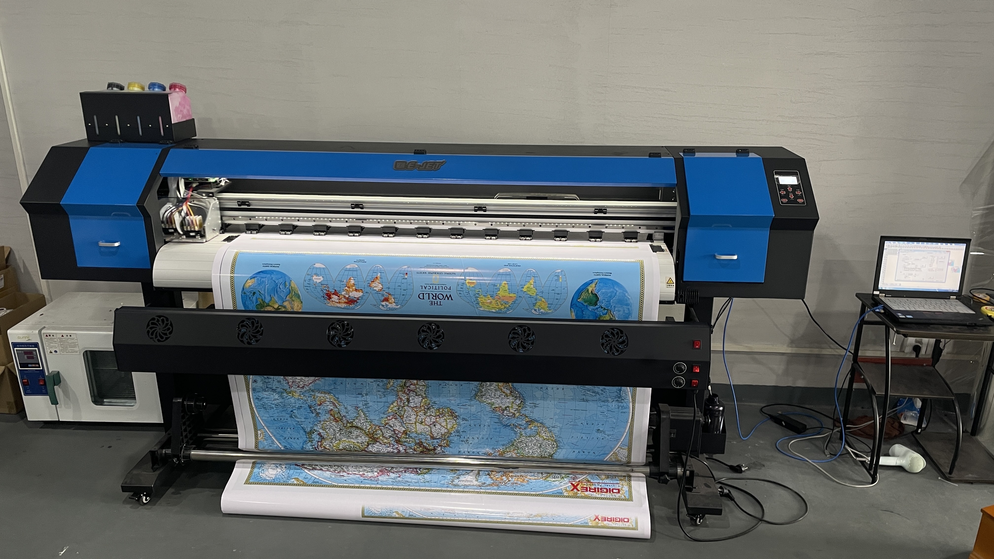 High quality ejet 6ft  1.3m 1.6m 1.9m 2.5m 3.2m plotter with i3200/dx11/xp600/dx5/dx7 head outdoor inkjet eco solvent printer