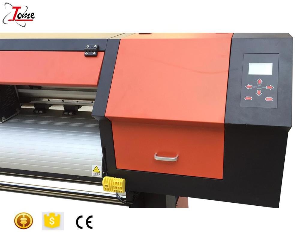 2.5m XP600/DX5/DX7 eco solvent printer 2 heads vinyl printer machine