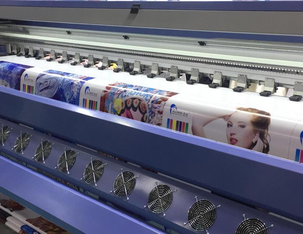 480sqm/h fast speed allwin brand  3.2m outdoor flex banner big billboard konica 1024i/30pl  print head solvent printer