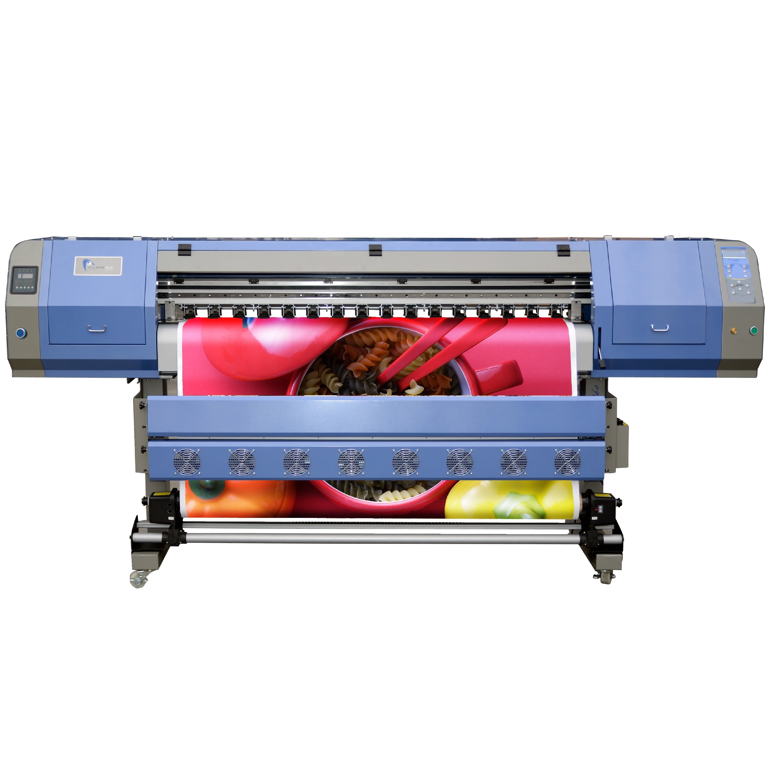 Manufacturer Allwin 1.8 m eco solvent printer2 /4 heads  I3200 printer inkjet banner EJET machine SAV PRINTING