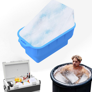 Extra Large 8lb Ice Block Mold Reusable Silicone Mold for Cold Plunge or Coolers Reinforced Ice Cream Tools