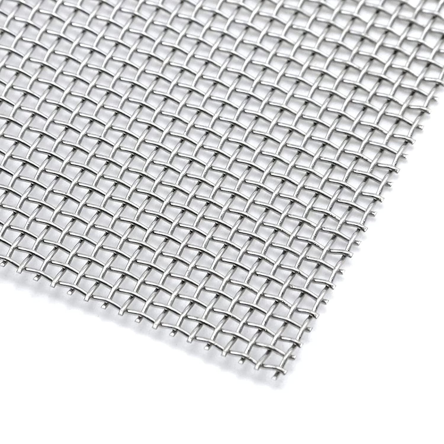 304/316 Stainless Steel Wire Mesh 60/80/100/150/200 Micron Plain Woven Screen Metal Filter Net