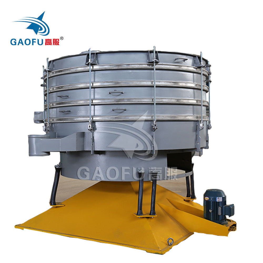 Pollen screen Wheat Starch Drum Sieving Machine Swinging Vibrating Sifters