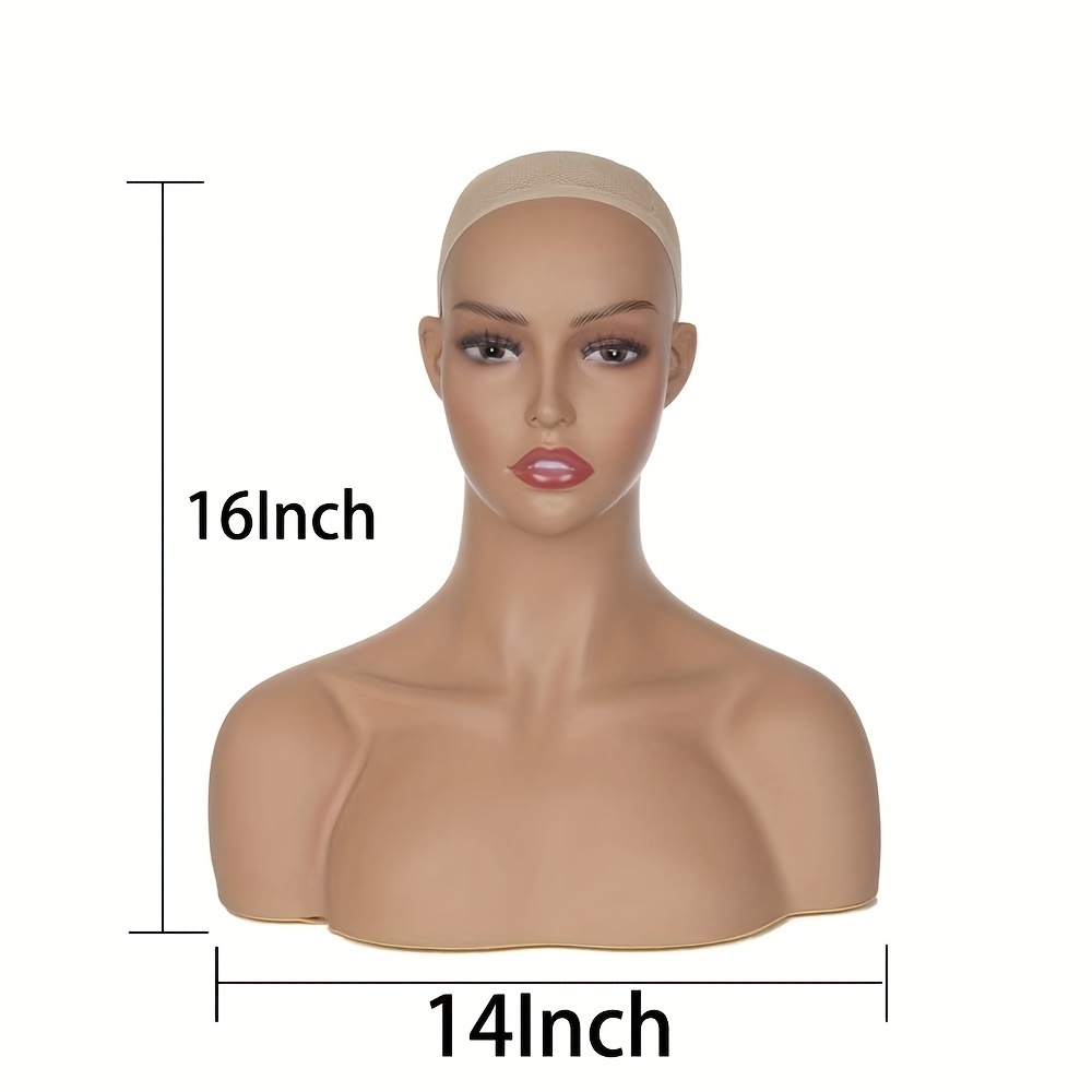 Mannequin Head for Wig Display Training Mannequin Head Realistic Mannequins Female Head