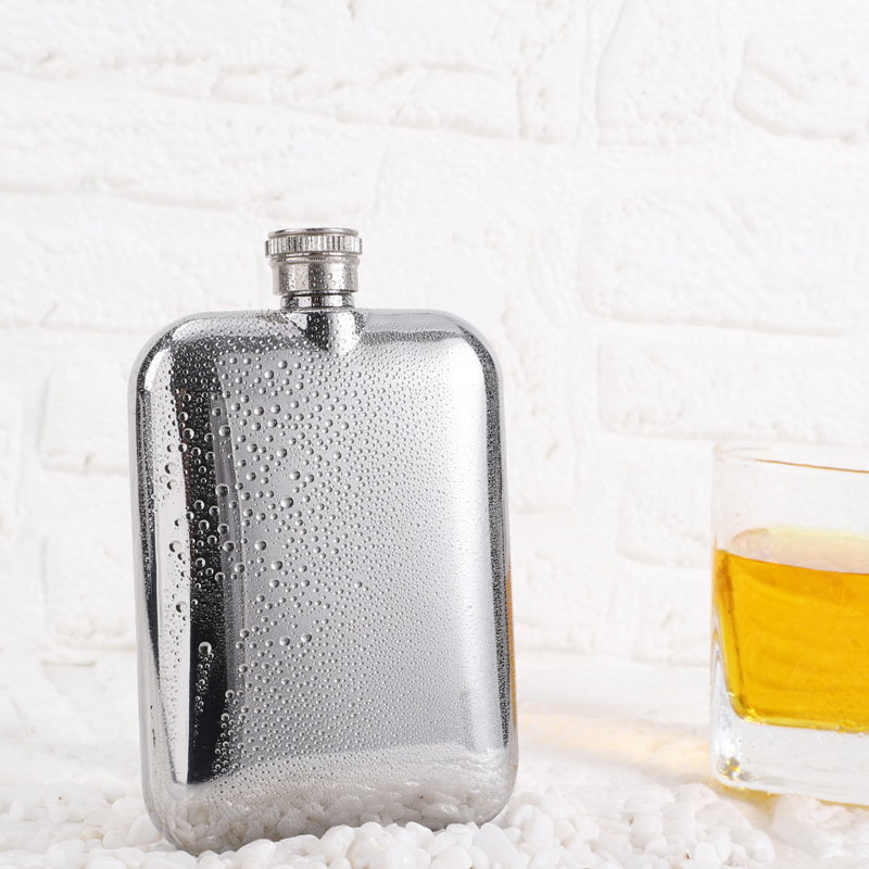 Pocket 6OZ Hip Flask with Free Funnel Stainless Steel 100% Leak Proof Flasks of Alcohol Whiskey Gift for Men