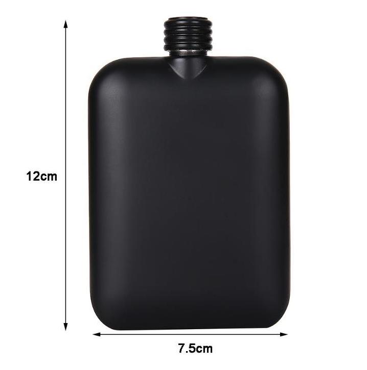 Pocket 6OZ Hip Flask with Free Funnel Stainless Steel 100% Leak Proof Flasks of Alcohol Whiskey Gift for Men