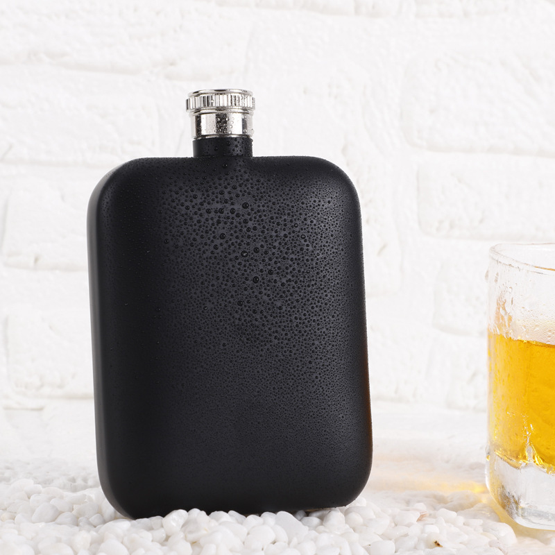 Pocket 6OZ Hip Flask with Free Funnel Stainless Steel 100% Leak Proof Flasks of Alcohol Whiskey Gift for Men