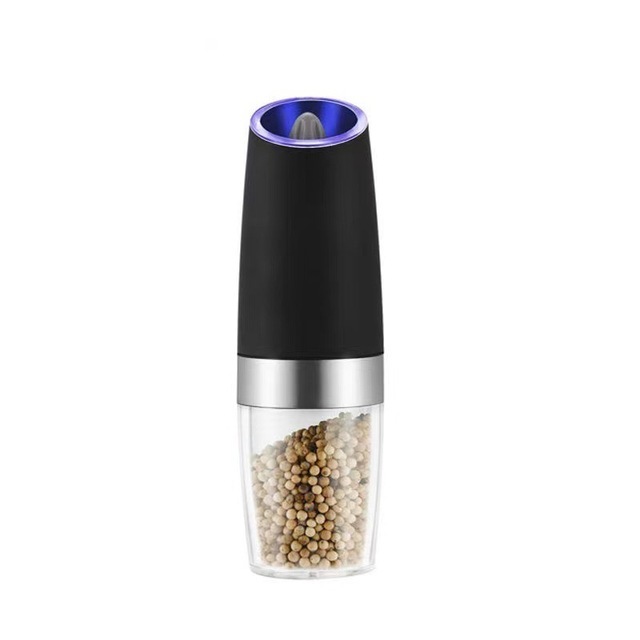 Stainless Steel Automatic Gravity Herb Spice Mill Adjustable Coarseness Kitchen Gadget Sets Electric Salt and Pepper Grinder