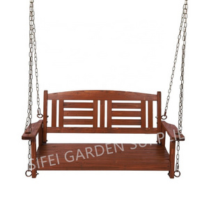 Home Swing Patio Wooden Swings Hanging Chair with Frame