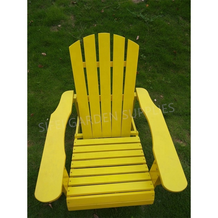 Modern Adirondack Chair Patio Wooden Leisure Chair