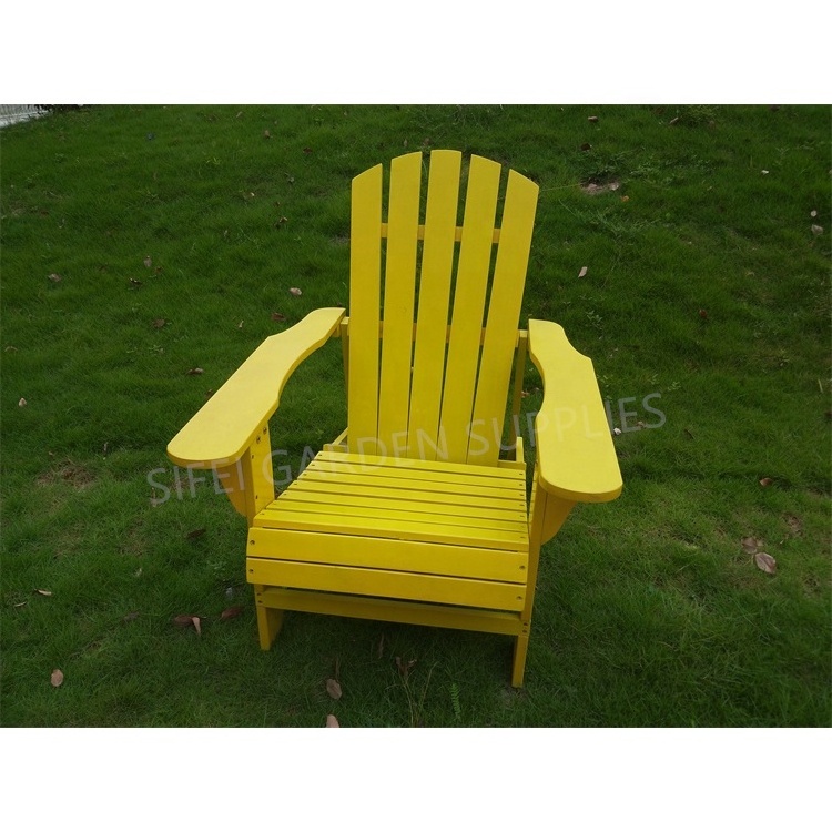 Modern Adirondack Chair Patio Wooden Leisure Chair