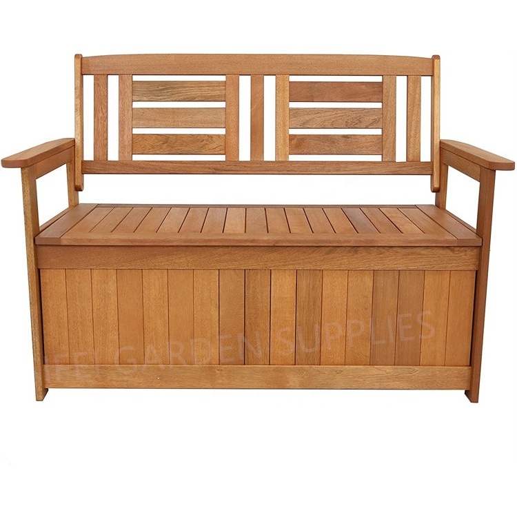 Outdoor Furniture Wooden Storage Bench Seat