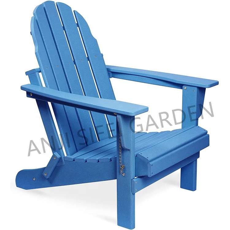 Hot Sale HDPE Garden Adirondack Chair for Beach and Pool