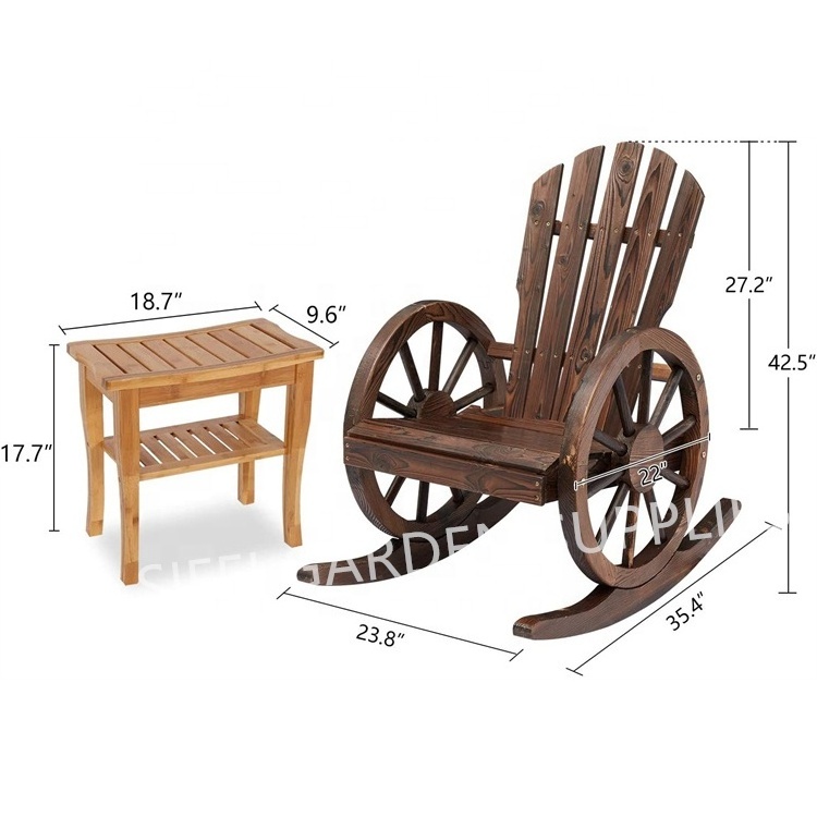 Home Garden Rocking Chair Adirondack Rocking Chair